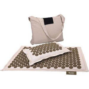 Набор акупунктурный Bradex «НИРВАНА»подушка, коврик, сумка