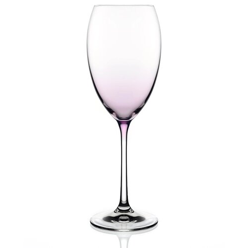 Набор бокалов для вина Crystalex «София», 390 мл, 2 шт, цвет фиолетовый