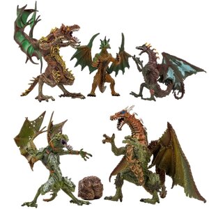 Набор фигурок «Мир драконов»5 драконов, 1 аксессуар