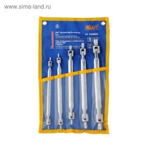 Набор ключей шарнирных KRAFT KT700803, с внешним рабочим профилем, Torx T15-Т61, 5 шт