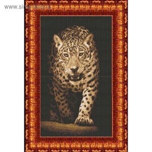 Набор счетным крестом «Хищники-леопард»