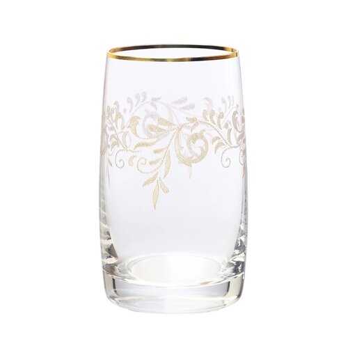 Набор стаканов для воды Crystalex «Идеал. Golden Stemm», 250 мл, 6 шт