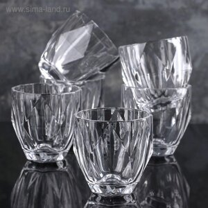 Набор стаканов стеклянных «Доменик», 250 мл, 99,5 см, 6 шт