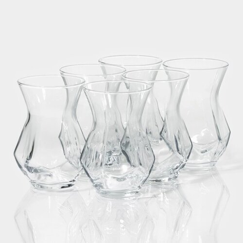 Набор стеклянных стаканов армуду Alya, 165 мл, 6,19,5 см, 6 шт
