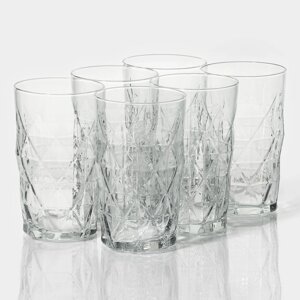 Набор стеклянных стаканов Lav «Хеопс», 460 мл, 8,113,5 см, 6 шт