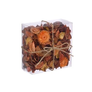 Набор сухоцветов из натуральных материалов с ароматом апельсина «Вещицы», короб 13136 см