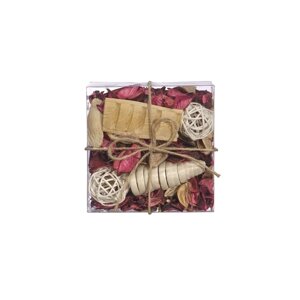 Набор сухоцветов из натуральных материалов с ароматом розы «Вещицы», короб 13136 см