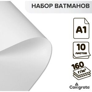 Набор ватманов чертёжных А1, 160 г/м²10 листов