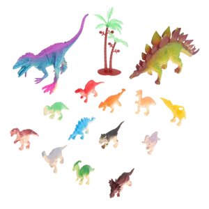 Набор животных «Дино-мир», 14 фигурок