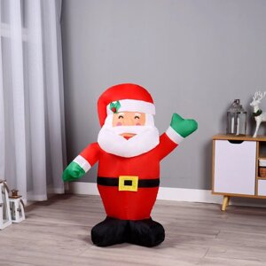 Надувная фигура "Дед Мороз" машет рукой, 90 см