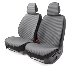 Накидки на передние сиденья Car Performance, 2 шт, fiberflax (лен), серый