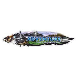 Наклейка "adventure", 150 х 37,5 см