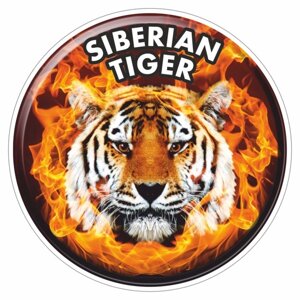 Наклейка-круг "siberian TIGER", d=150 мм
