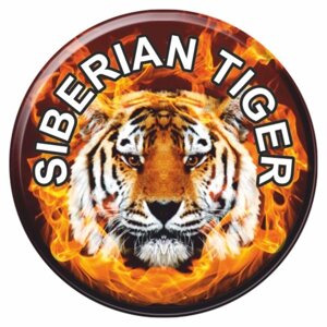 Наклейка "siberian TIGER", d=56 см