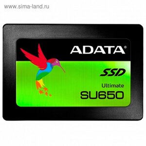Накопитель SSD A-data ultimate SU650 ASU650SS-240GT-R, 240гб, SATA III, 2.5"