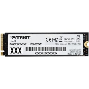Накопитель SSD patriot pcie 4.0 x4 2TB P400P2tbm28H P400 M. 2 2280