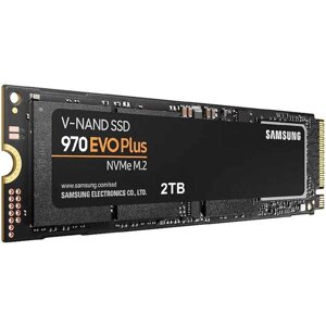 Накопитель SSD samsung MZ-V7s2T0bw 970 EVO plus M. 2 2280, 2тб, PCI-ex4