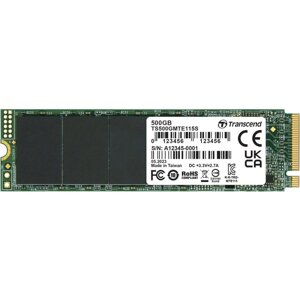 Накопитель SSD transcend pcie 3.0 x4 500GB TS500GMTE115S 115S M. 2 2280 0.2 DWPD