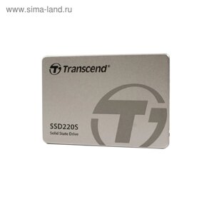 Накопитель SSD transcend TS240GSSD220S, 240гб, SATA III, 2.5"