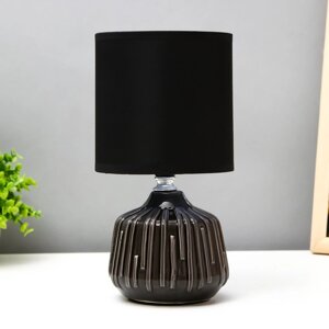 Настольная лампа "Алесса" Е14 40Вт чёрный 13х13х25 см RISALUX