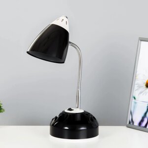 Настольная лампа "Ави" E27 15Вт черный 16х16х49 см RISALUX