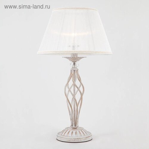 Настольная лампа Selesta, 1x40Вт E14, цвет белый