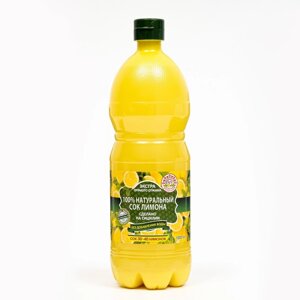 Натуральный сок лимона азбука продуктов 1л