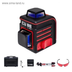 Нивелир лазерный ADA Cube 2-360 А00450 Ultimate Edition, 20/70 м, 0.3 мм/м, 2х360°
