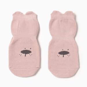Носки детские MINAKU со стопперами цв. розовый, р-р 12-13 см