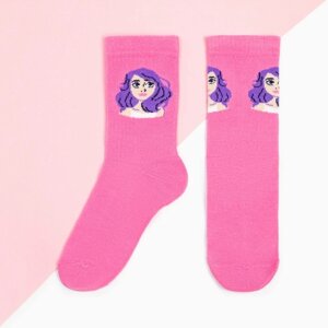 Носки для девочки KAFTAN "Beatiful girl", 20-22 см, цвет розовый