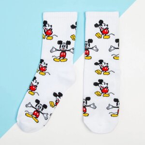 Носки для мальчика «Микки Маус», Disney, 20-22 см, цвет белый