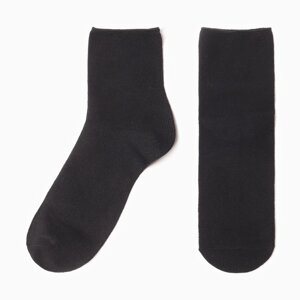 Носки MINAKU: Premium цвет чёрный, размер 38-39 (25 см)