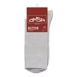 Носки мужские летние OMSA ACTIVE, размер 42-44, цвет grigio chiaro