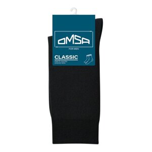 Носки мужские OMSA CLASSIC, размер 36-38, цвет nero