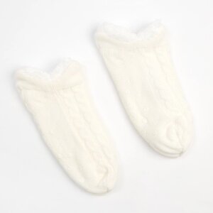 Носки женские MINAKU цв. белый, р-р 35-37 (23 см)