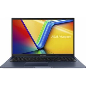 Ноутбук ASUS vivobook X1502ZA-BQ549, 15.6", i3 1220P, 8 гб, SSD 256 гб, UHD, DOS, синий