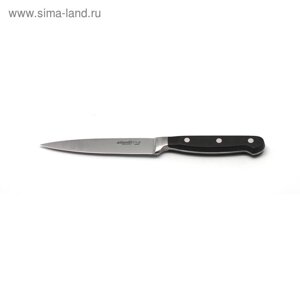 Нож кухонный Atlantis, цвет чёрный, 12 см