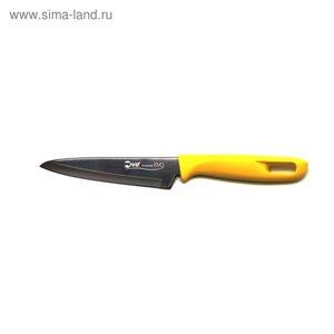 Нож кухонный IVO, цвет жёлтый, 12 см