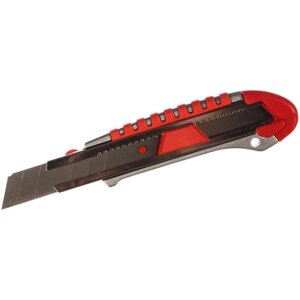 Нож REXANT 12-4918, дополнительный замок, сегментированное лезвие, 25 мм