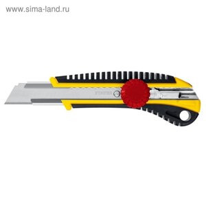 Нож STAYER 09161_z01, с винтовым фиксатором KS-18 , сегментированные лезвия, 18 мм