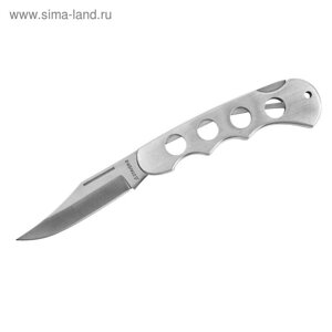 Нож STAYER 47613_z01, складной, цельнометаллическая облегченная рукоятка