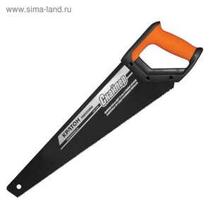 Ножовка "Кратон" PROFESSIONAL 2 03 12 001, 450 мм, шаг 2.5 мм, тефлоновое покрытие
