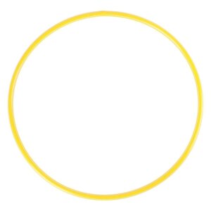 Обруч, диаметр — 50 см, цвет жёлтый