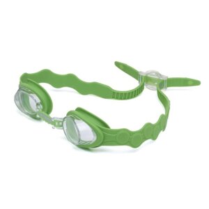 Очки для плавания Atemi S403, детские, силикон, цвет салатовый