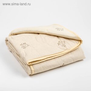 Одеяло Адамас облегчённое Овечья шерсть, размер 110х1405 см, 200 г/м²
