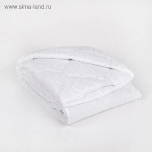 Одеяло Адамас всесезонное Лебяжий пух, 140х205 5 см, цвет МИКС, чехол поплин, 300гр/м