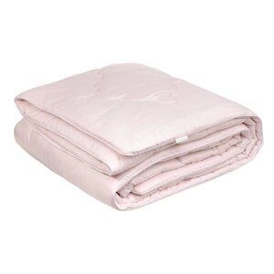 Одеяло демисезонное, размер 195х215 см, цвет пудра