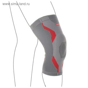 Ортез коленный Genu Sensa с силиконовым кольцом арт. 50K15 V-Max р. M/серый