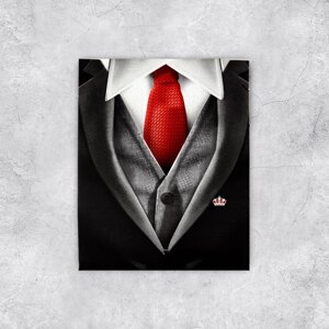 Открытка‒конверт для денег формовой «Красный галстук», 12 х 16 см