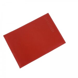 П404-16 Обложка для паспорта П404, красный матовый - 16